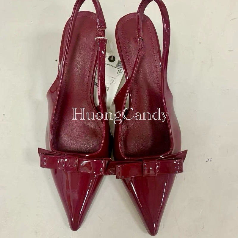 Giày Z nơ đỏ small FULLBOX (HÀNG SẴN)H107