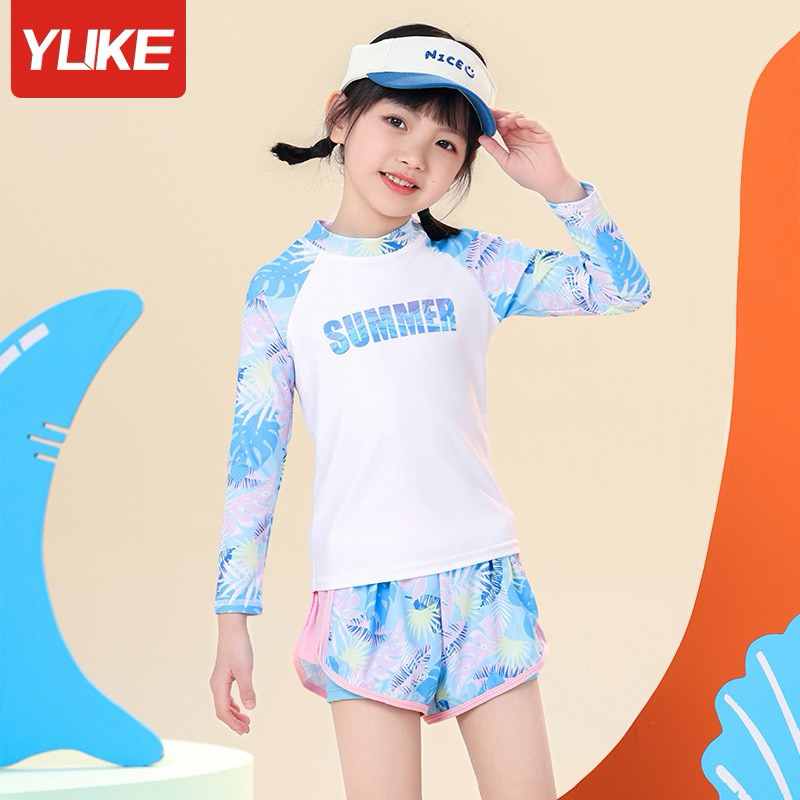 Đồ Bơi YLike dài tay chống nắng bé gái QCCC (Sẵn)H77