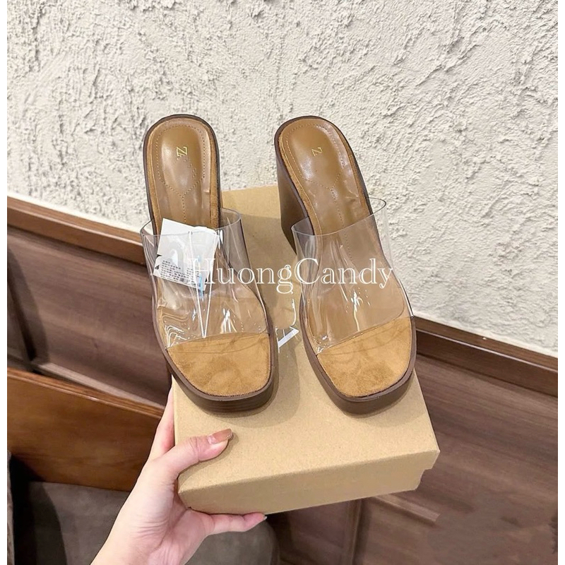 Xuồng Z mica đế giả gỗ siêu tôn da nâu đậm FULLBOXii H439