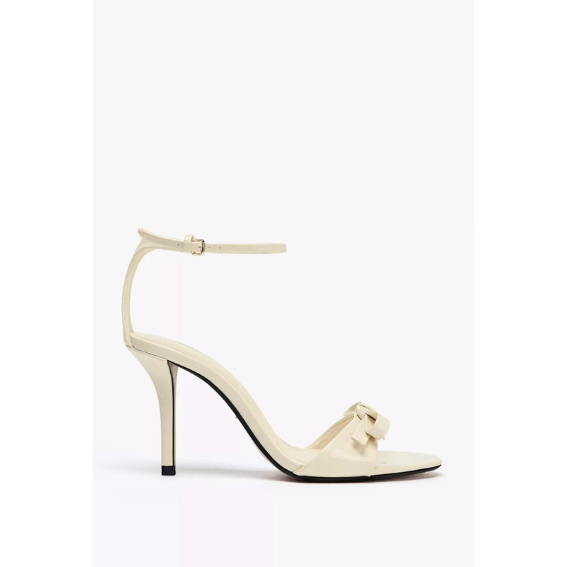 (lùi 1sz) Sandal Z nơ trắng mảnh mai FULLBOX(sẵn)-H447