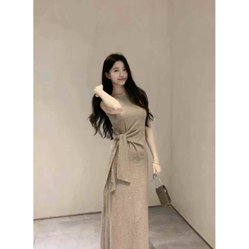 Váy thắt eo WGWE thun co giãn #W8790# H543