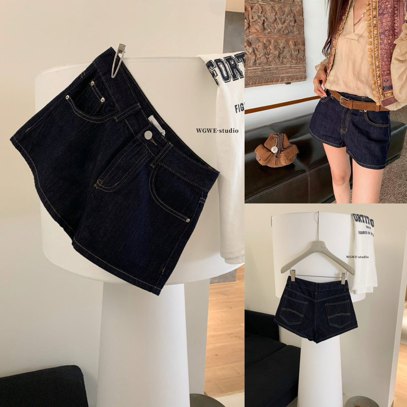 QUẦN 𝗪𝗚𝗪𝗘 SHORTJEAN Chỉ Nổi #W5344#H564