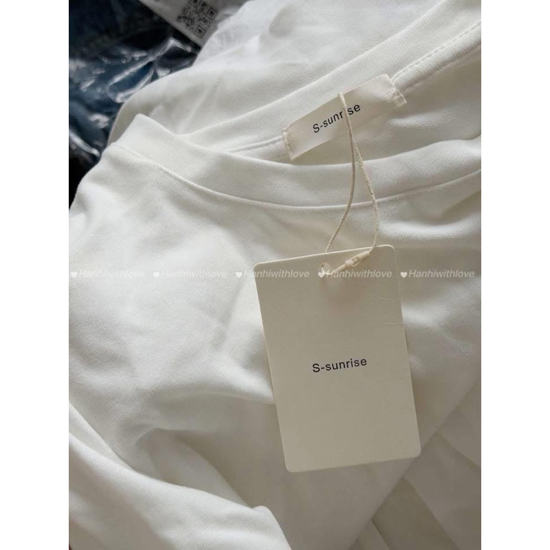 ÁO THUN S.SUNRISE TRƠN CỔ TRÒN Basic COTTON MỊN QCCC 8530# H562 from thoải mái mát mẻ