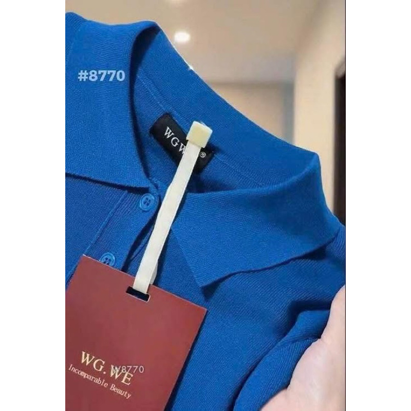 Polo WGWE chất dệt kim mềm #W8770# (Sẵn)/H591