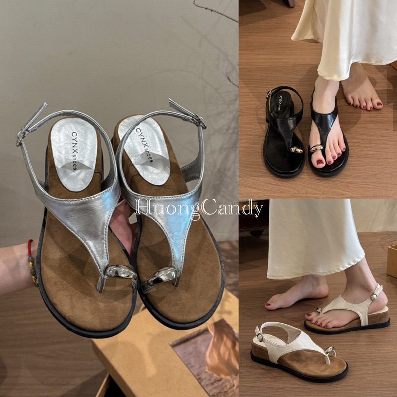 Sandal 4cm xỏ ngón da lộn FULLBOX( chuẩn sz) / TX-929/T2.5A /H584/