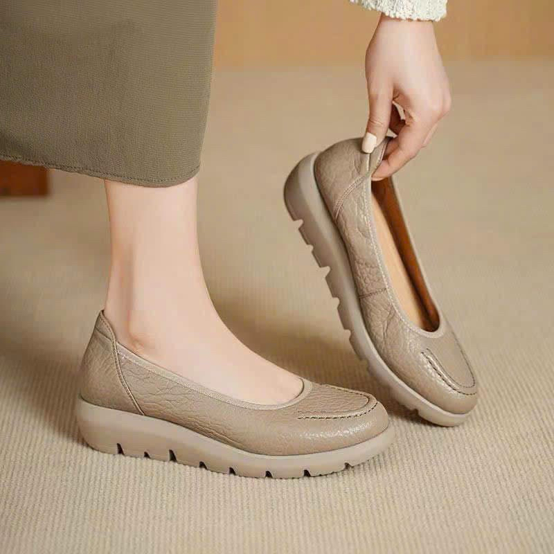 Giày Búp bê mềm cao 3cm Đế êm QCCC(sẵn)-H606