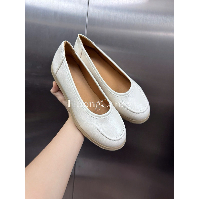 Giày Búp bê mềm cao 3cm Đế êm QCCC(sẵn)-H606