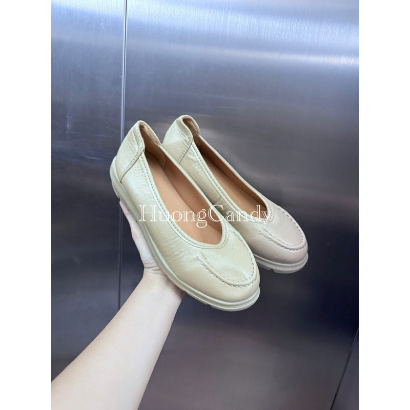 Giày Búp bê mềm cao 3cm Đế êm QCCC(sẵn)-H606