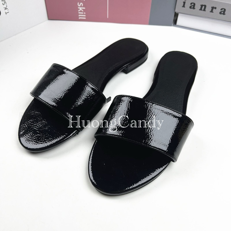 Dép Z Quai đen ngang dáng mợ Fullbox(sẵn)-H460/5802/TG1