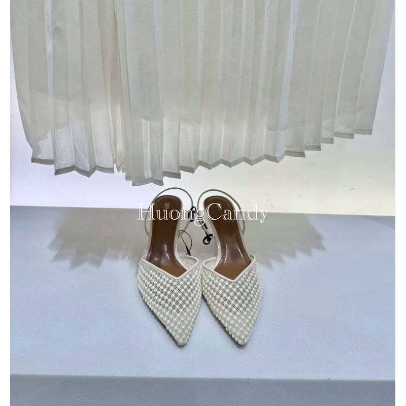 Giày Slingback Z ngọc sang xịn mịn FULLBOX(sẵn)-H444