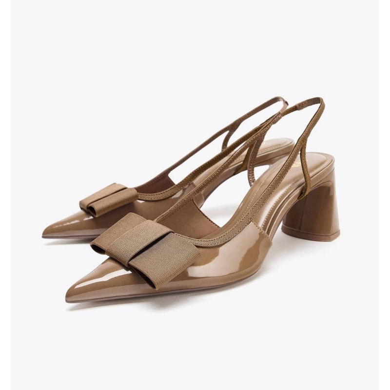 Giày Z.r Sang Chảnh Nâu Nơ FULLBOXi(sẵn)-H470/8563/T2.2B