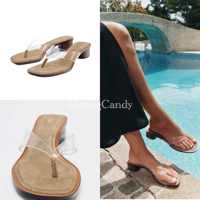 (lùi 1 sz )Guốc kẹp ngón quai trong đế da lộn FULLBOX_H464 (sẵn)/6217/T2.3A