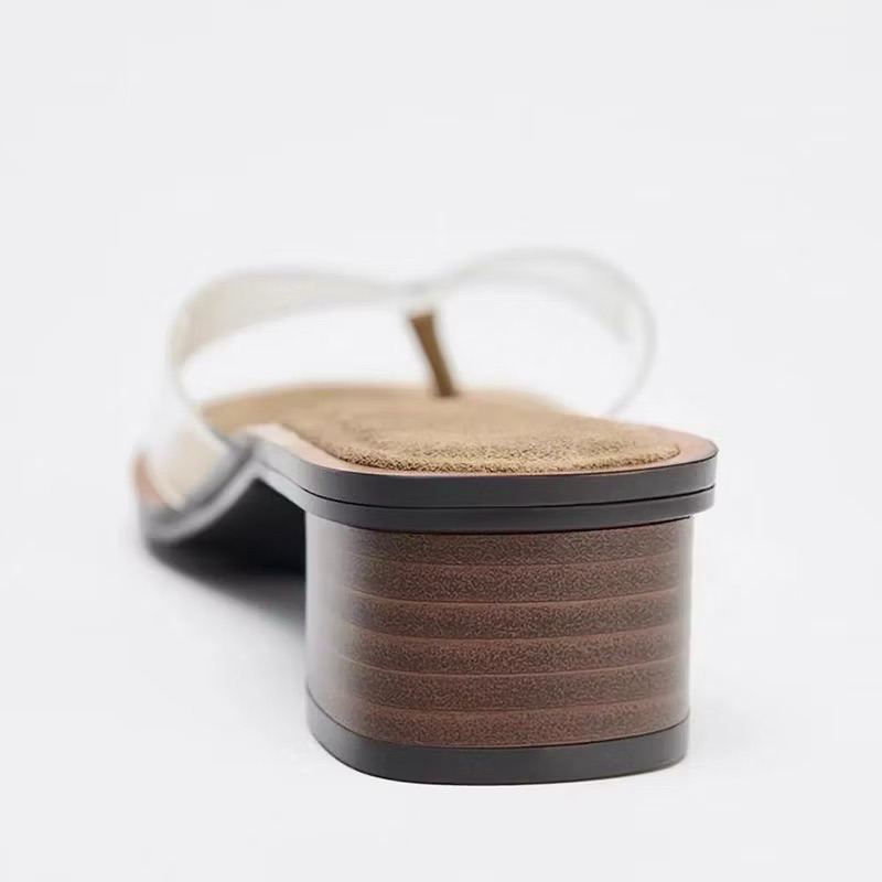 (lùi 1 sz )Guốc kẹp ngón quai trong đế da lộn FULLBOX_H464 (sẵn)/6217/T2.3A