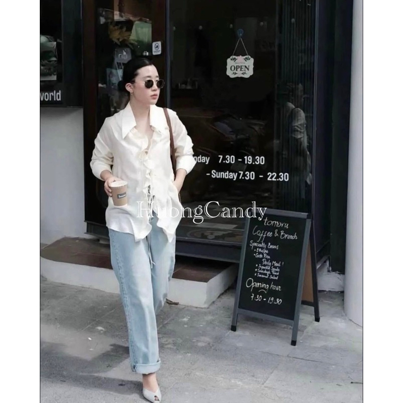 Guốc Ra xanh/ đen dáng phễu FULLBOXii-(sẵn) H462/102/T2.1B