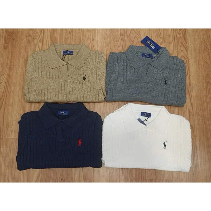 Áo len cổ PoLo Dư Sịn Len đanh mềm, chất mịn mướt H500[ Sẵn] Mặc dáng rộng lấy lên 1 size