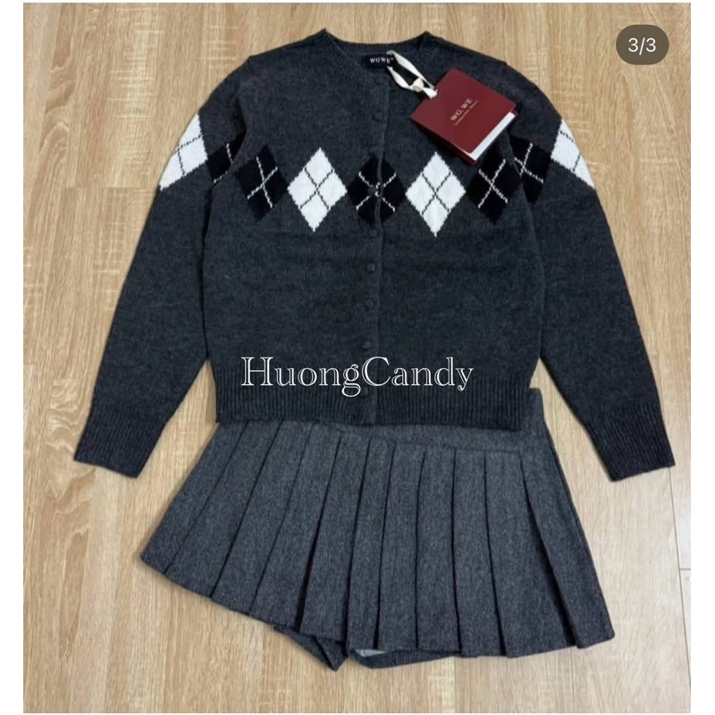 Áo Khoác len Cadigan WGWE chuẩn hãng hàng đẹp-H515-