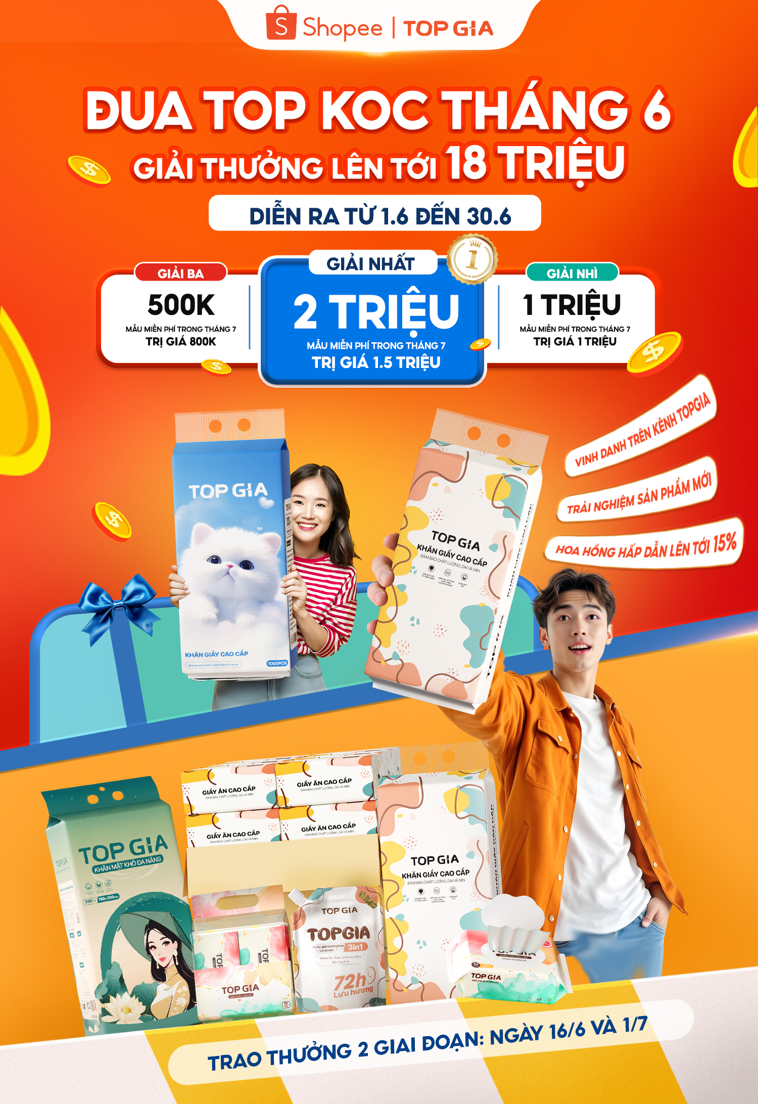 🌟 KOC BẬT MODE CHIẾN – TOPGIA THƯỞNG LIỀN TAY 🌟