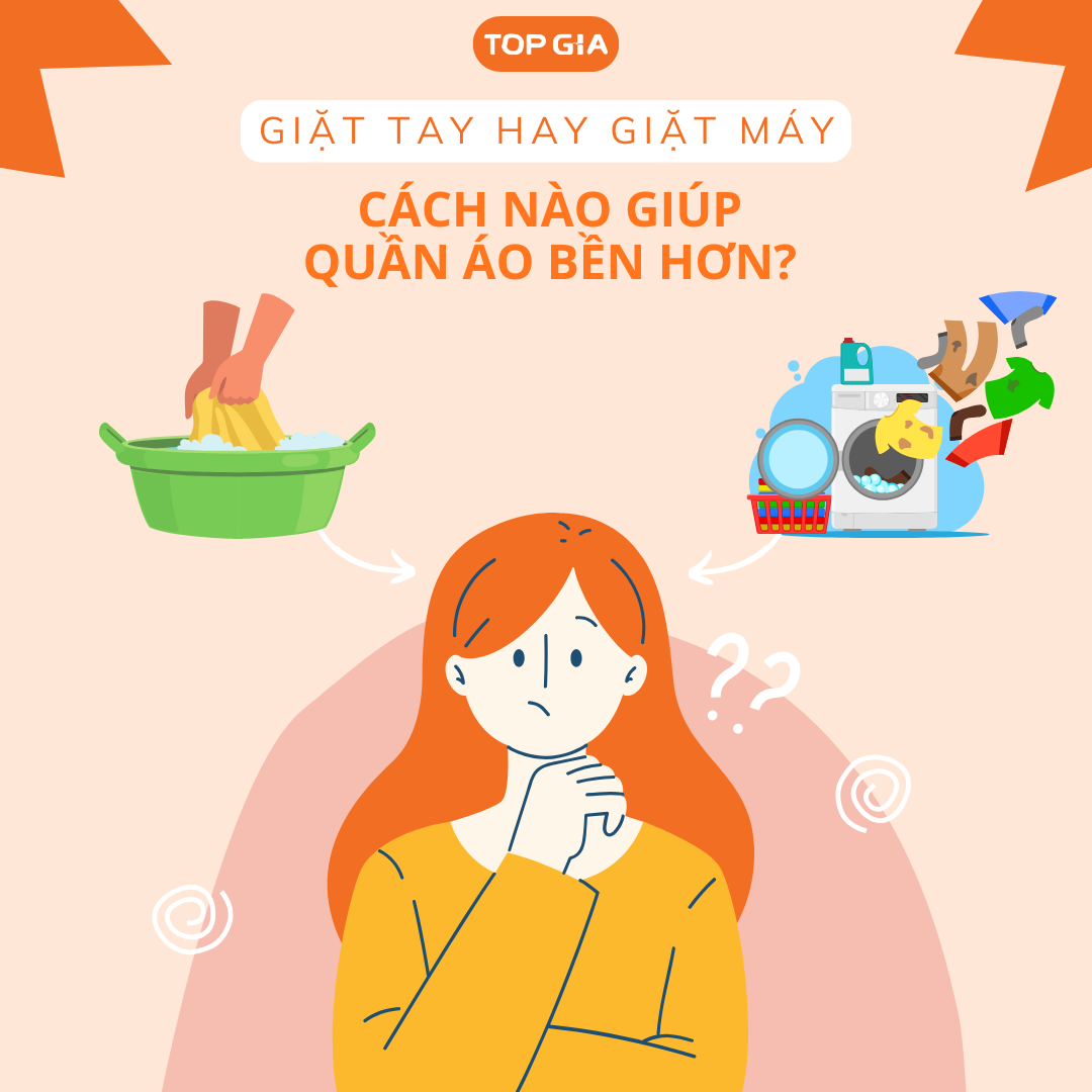Giặt tay hay giặt máy – Cách nào giúp quần áo bền hơn?