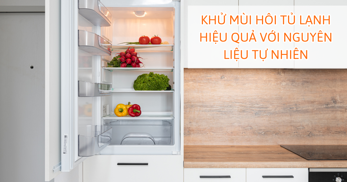 Khử mùi hôi tủ lạnh hiệu quả với nguyên liệu tự nhiên
