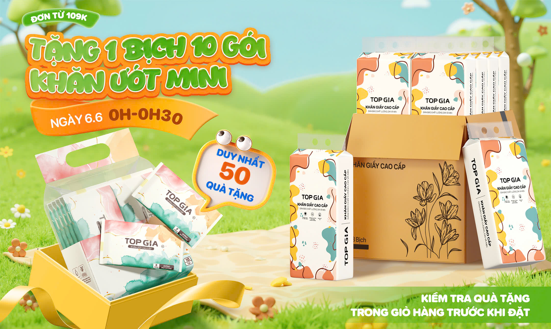 🎁 QUÀ TẶNG CỰC XỊN TỪ TOPGIA – CHỈ CÓ TỪ 0H - 0H30 NGÀY 6.6! 🌟