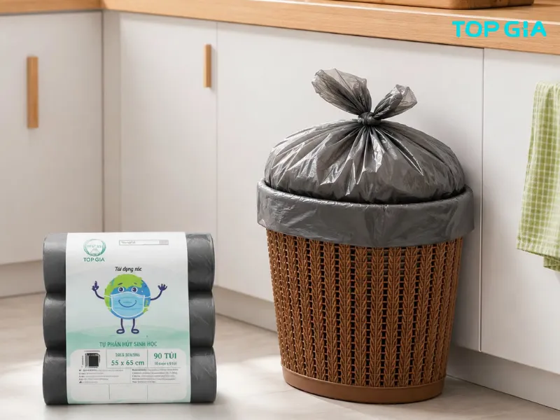 Lợi ích khi chọn túi đựng rác tự hủy sinh học tại Top Gia