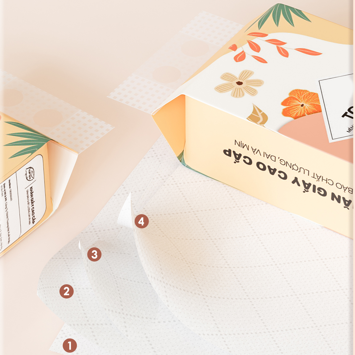 Giấy rút đáy treo tường Tiểu Hạ