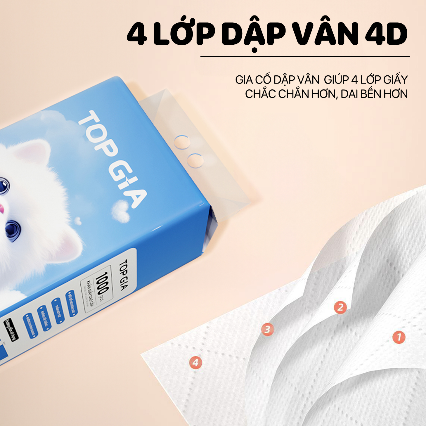 Giấy rút đáy treo tường GiaGia