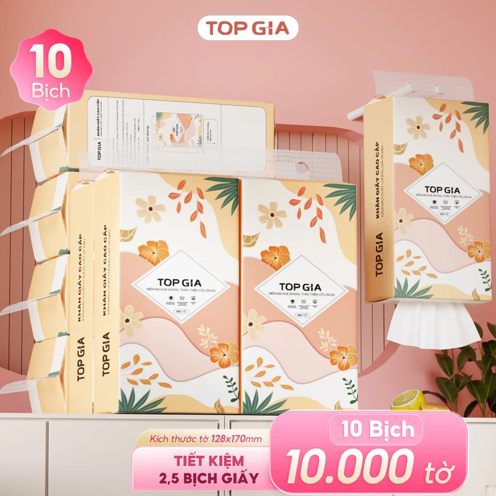 Giấy rút đáy treo tường Tiểu Hạ TOP ONE