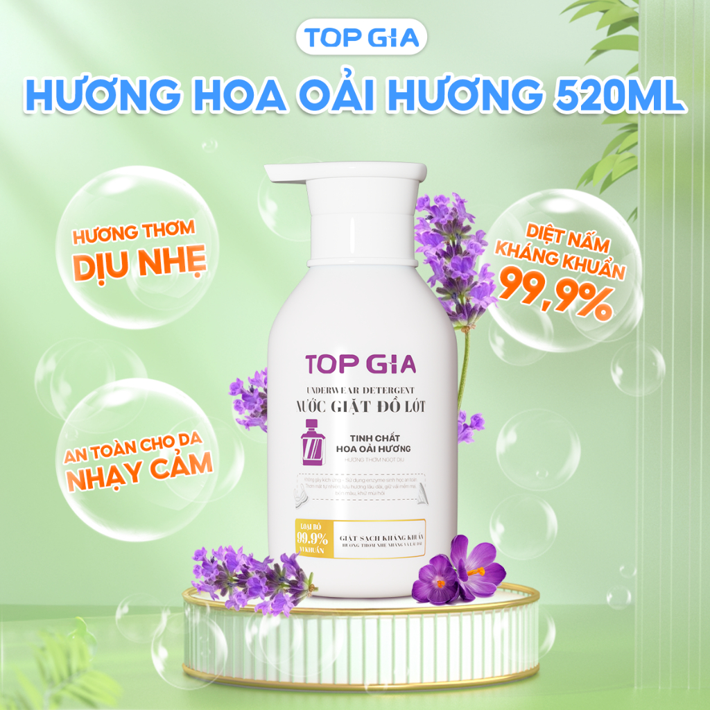 Nước giặt đồ lót TopGia
