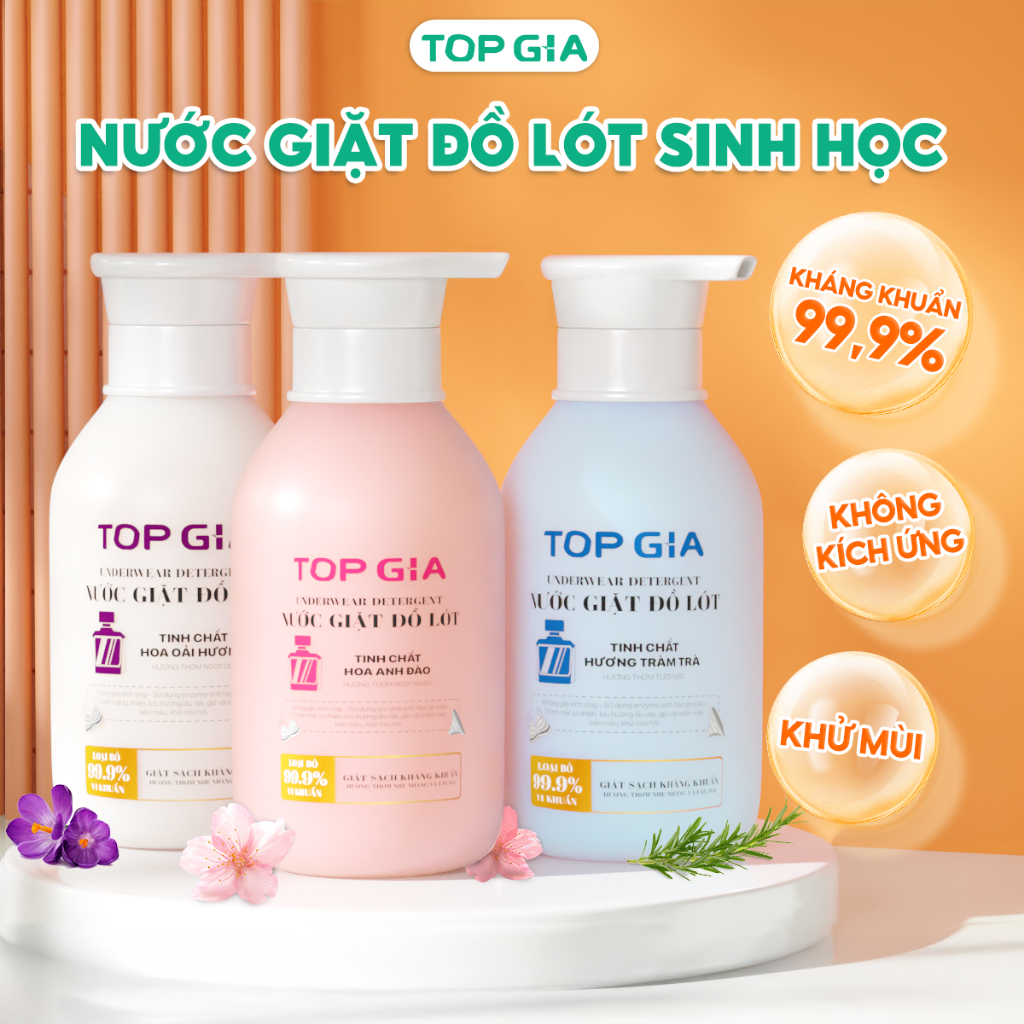 Nước giặt đồ lót TopGia