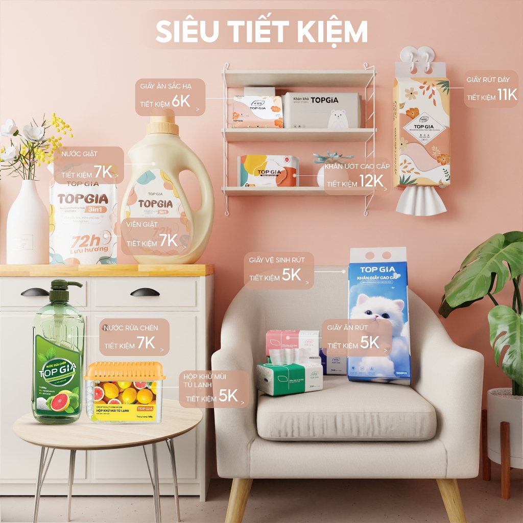 Khăn mặt khô dạng rút
