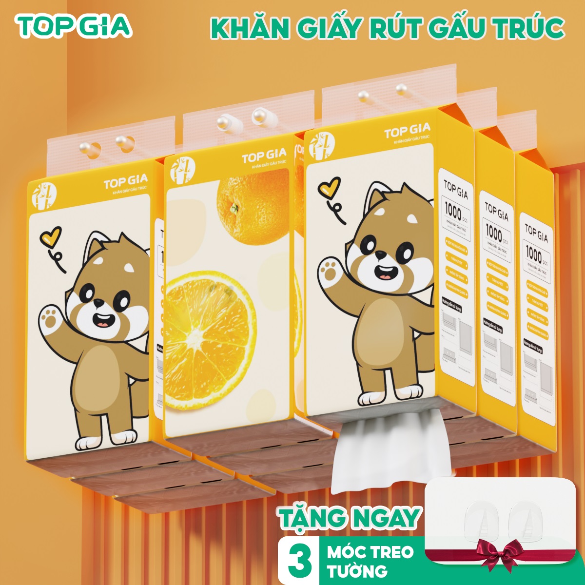 Giấy rút <br> gấu trúc