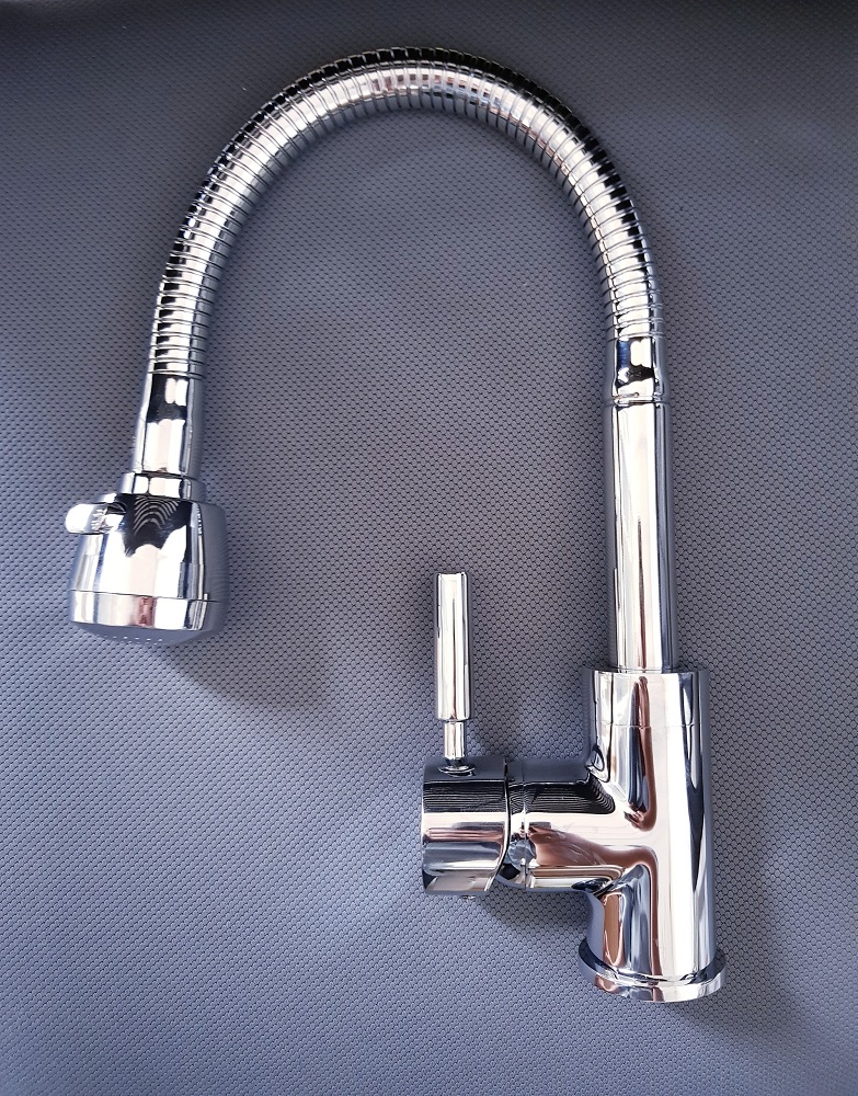 Vòi Rửa Chén Nóng Lạnh Wufeng WF-572 Cao Cấp – Đồng Mạ 6 Lớp Bền Bỉ