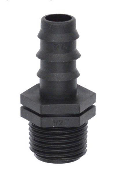 GYMC011612 – Phụ Kiện Ren Ngoài 21mm Nối Ống PE 16mm Chính Hãng, Độ Bền Cao