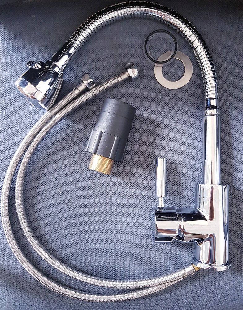 Vòi Rửa Chén Nóng Lạnh Wufeng WF-572 Cao Cấp – Đồng Mạ 6 Lớp Bền Bỉ