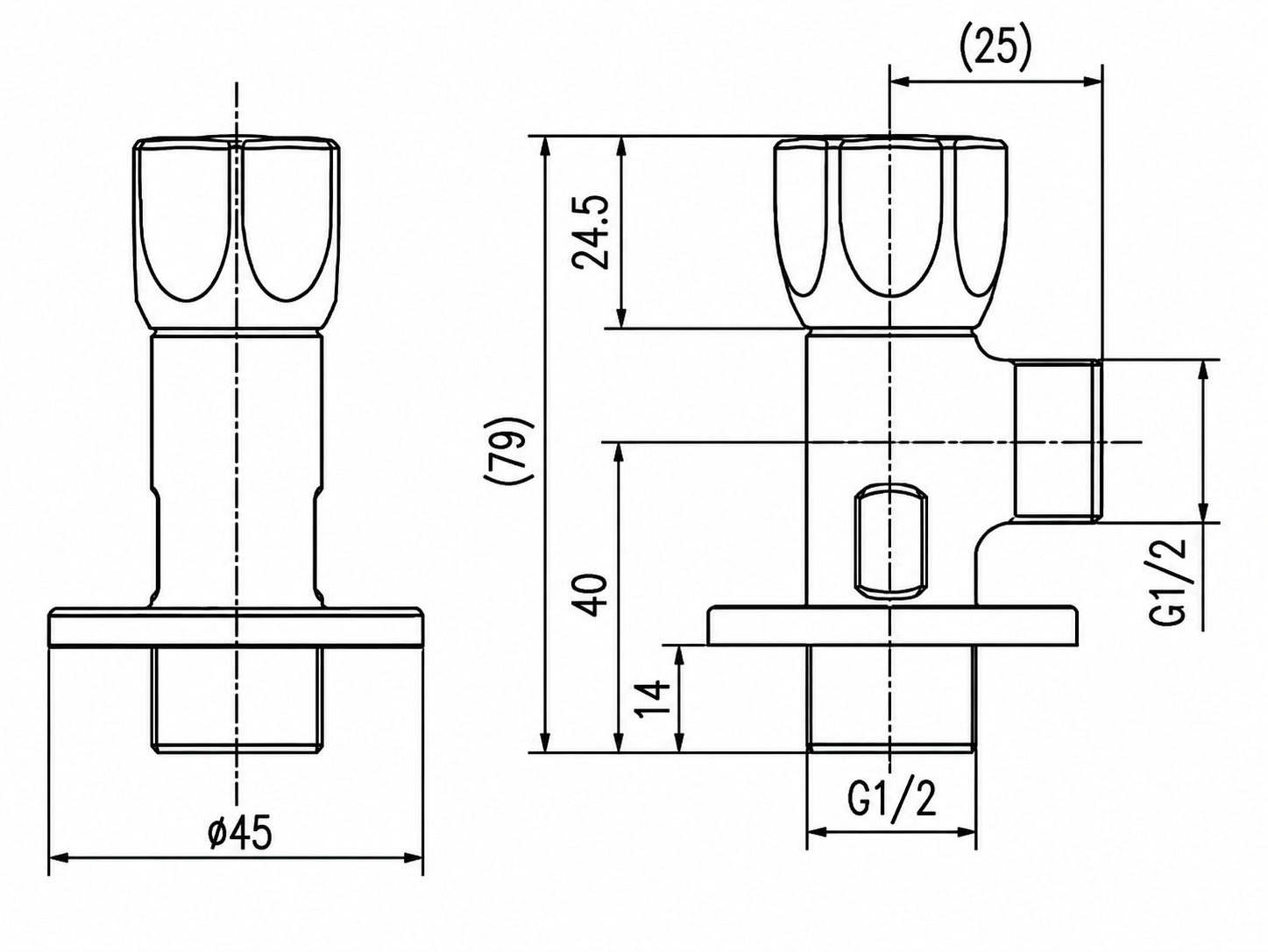 Van Vặn Khóa Chữ F INAX A-703-8 Chính Hãng – Bền Bỉ, Đóng Mở Nhanh, Chống Rò Rỉ Hiệu Quả