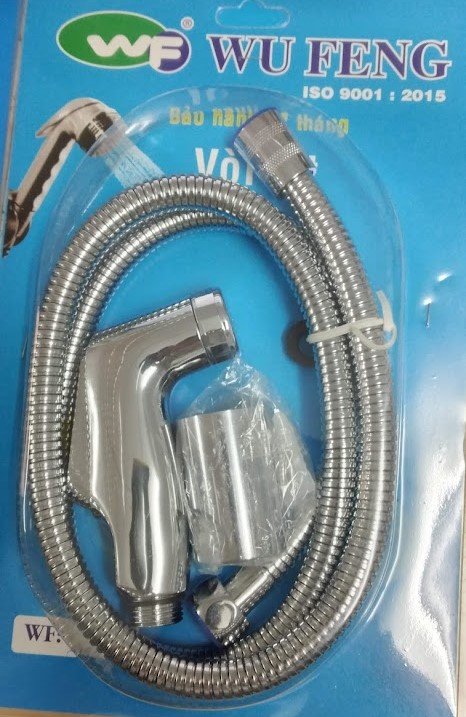 Bộ Xịt Vệ Sinh WUfeng 253KX – Tay Âm, Dây Xịt Inox 304 Xoắn Bền Bỉ, Chất Lượng Hàng Đầu