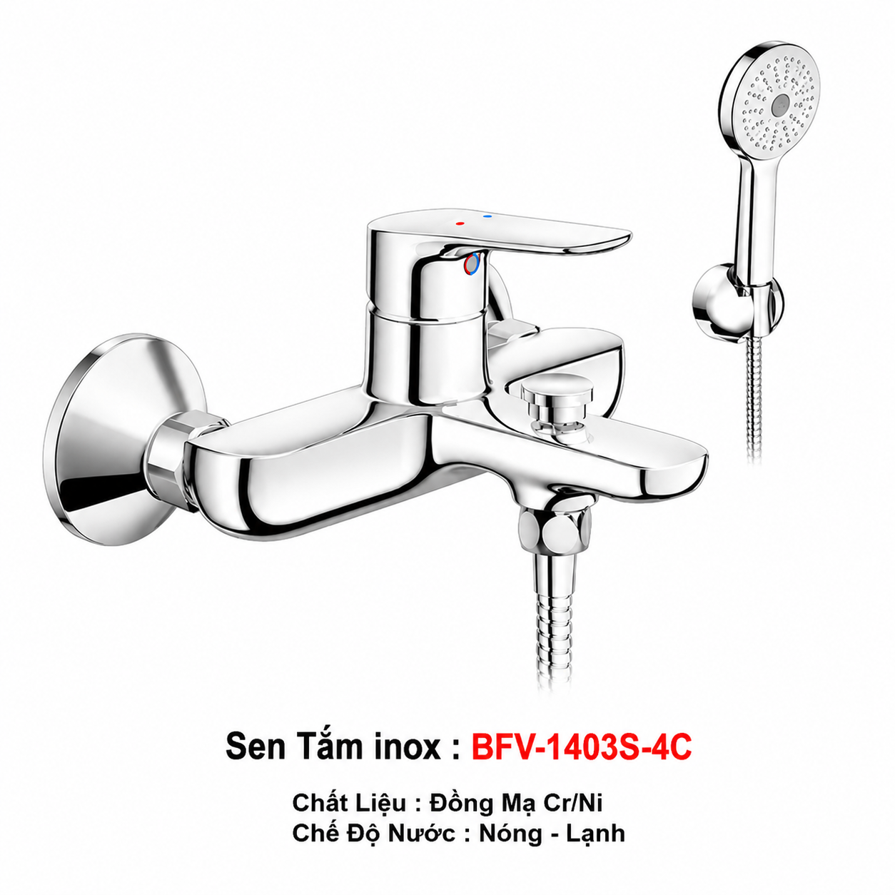 🚿 Sen Tắm Nóng Lạnh INAX BFV-1403S-4C Chính Hãng – Thiết Kế Sang Trọng, Bền Đẹp Theo Công Nghệ Nhật Bản