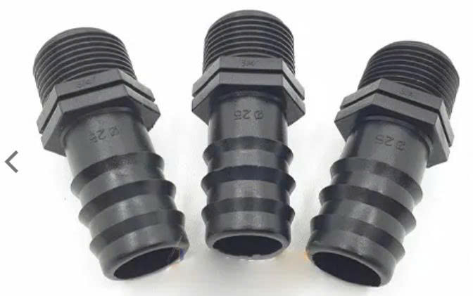 Phụ kiện nối ren ngoài 27mm – Kết nối ống PE 25mm bền chắc, kín nước GYMC-012534