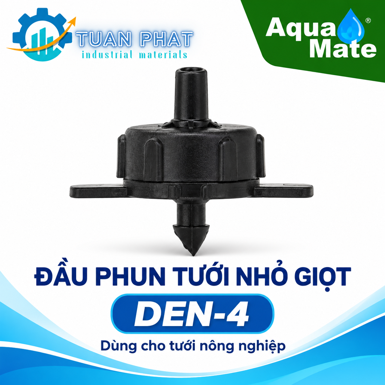 DEN-4  Đầu Tưới Nhỏ Giọt Aquamate