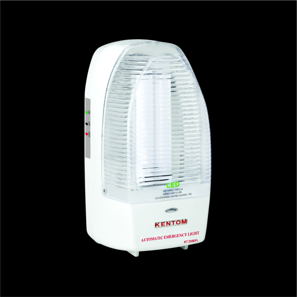 KT-2300PL Đèn Sạc Khẩn Cấp KENTOM 16W – Giải Pháp Chiếu Sáng Khi Mất Điện - Hàng chính hãng có VAT