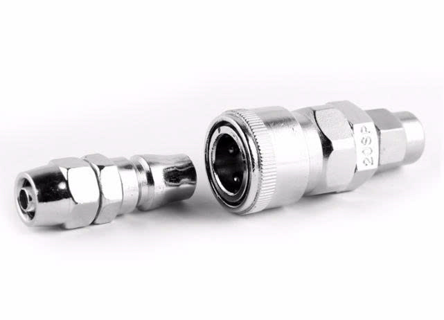 Khớp Nối Nhanh Ống PU ONSPA 1082P – Đồng Thau Mạ Crom Cao Cấp