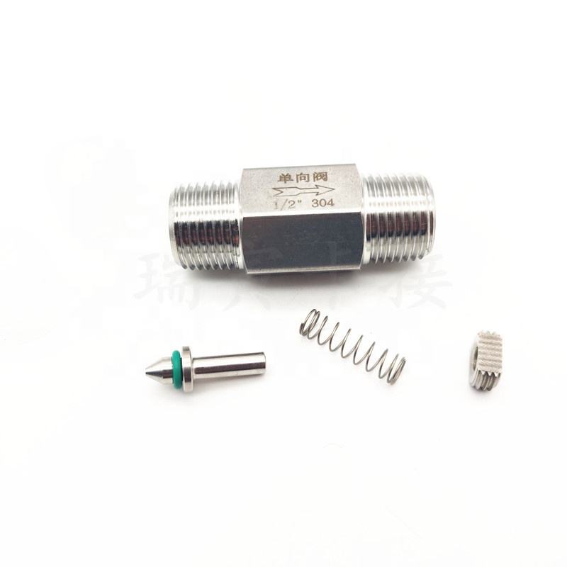 VAN 1 CHIỀU KHÍ NÉN INOX 304 REN 1/4, 3/8, 1/2 INCH – CHỊU ÁP 30 BAR