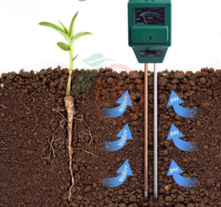 Máy đo đất 3 trong 1 (pH – độ ẩm – ánh sáng) Aquamate GYSM-311