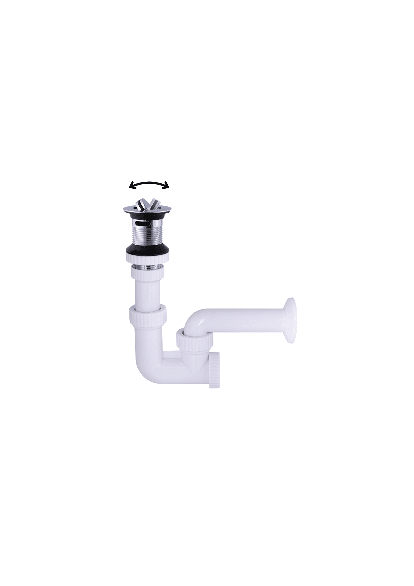 Bộ Xả Lavabo Lật Xi Mạ Crom LV01 – Thoát Nước Nhanh, Chống Rò Rỉ, Dễ Lắp Đặt