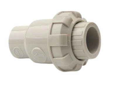 VAN 1 CHIỀU 1 RẮC CO PPH SH30 / SH30-V – Van Một Chiều Nhựa PPH Chịu Nhiệt Cao