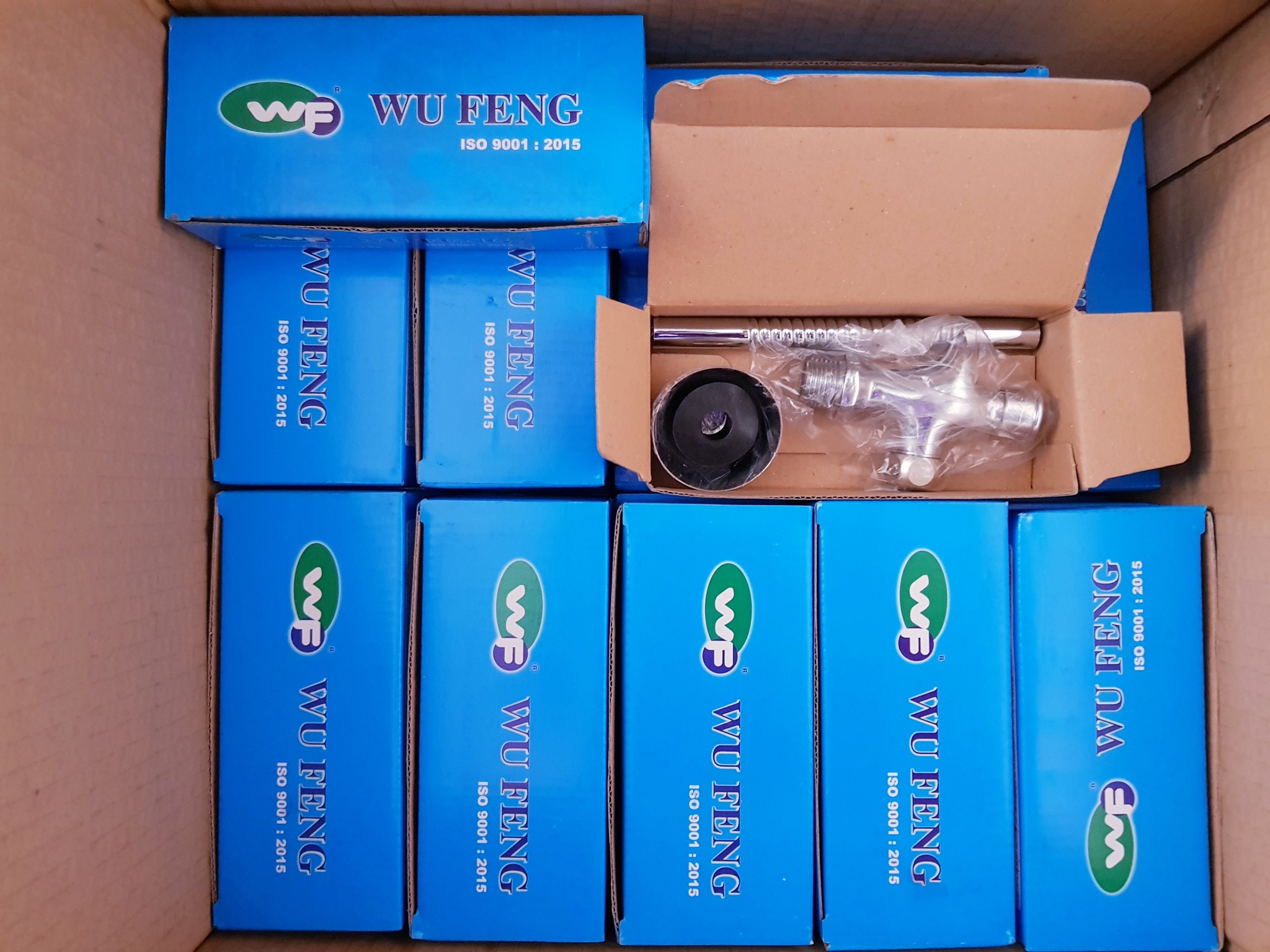 Xả Tiểu Nam WU FENG WF184 – Chất Liệu Đồng Thau Mạ Niken Crom, Chính Hãng, Bảo Hành 1 Năm