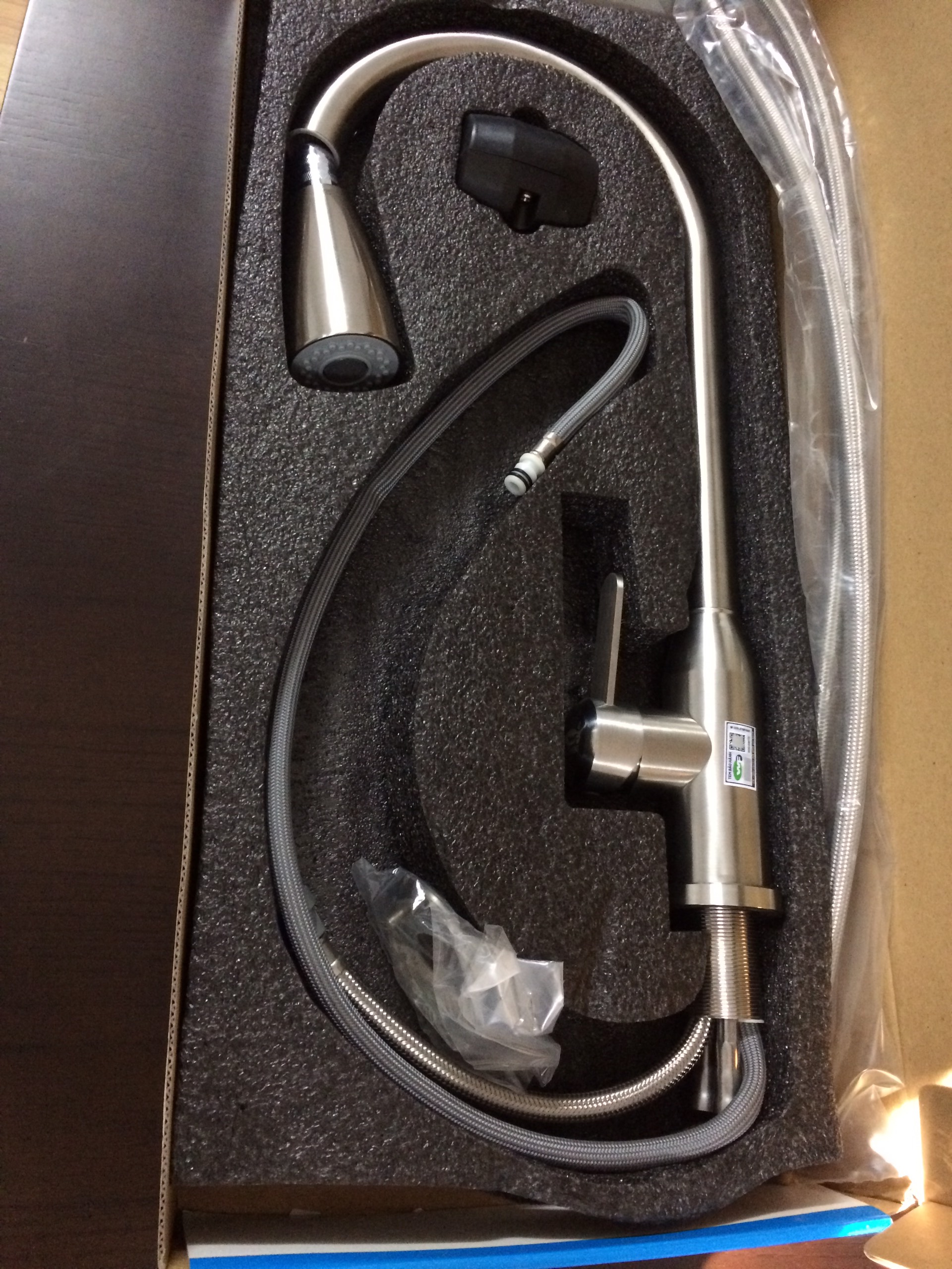 Vòi Rửa Chén Nóng Lạnh Dây Rút Wufeng WF-S950 Inox 304 Cao Cấp