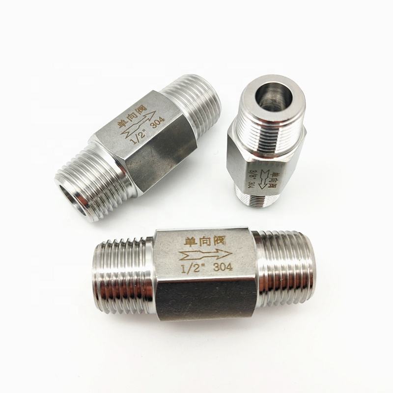 VAN 1 CHIỀU KHÍ NÉN INOX 304 REN 1/4, 3/8, 1/2 INCH – CHỊU ÁP 30 BAR
