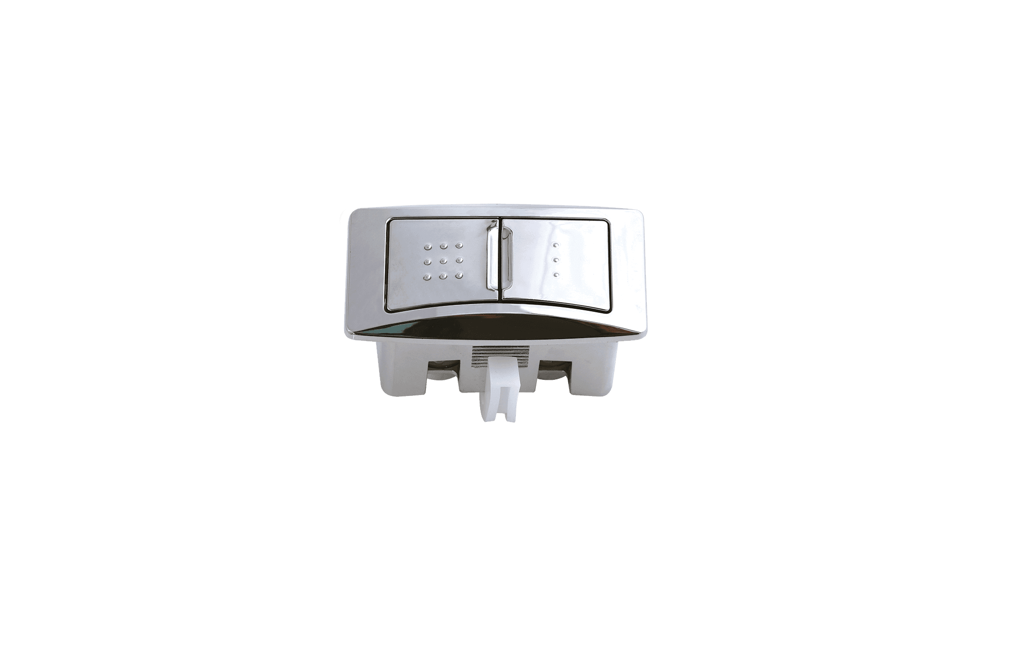Cụm 2 Nhấn Vuông LB12 Hùng Anh – Phụ Kiện Xả Bồn Cầu 2 Chế Độ Tiết Kiệm Nước